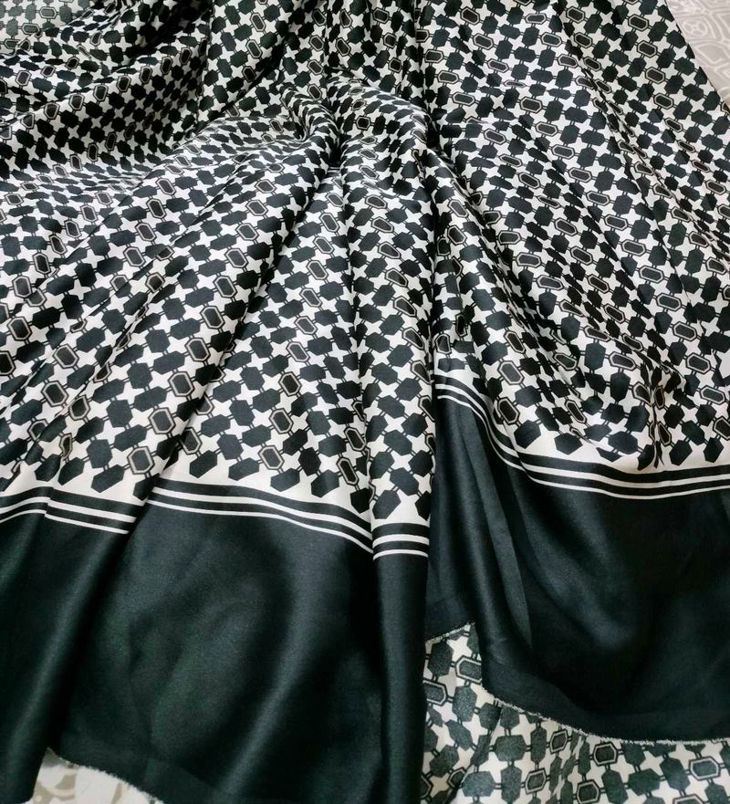 Beautiful Satin Georgette Fabric