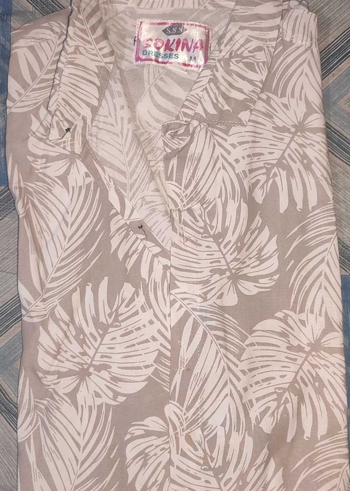 Leaf Print Shirt