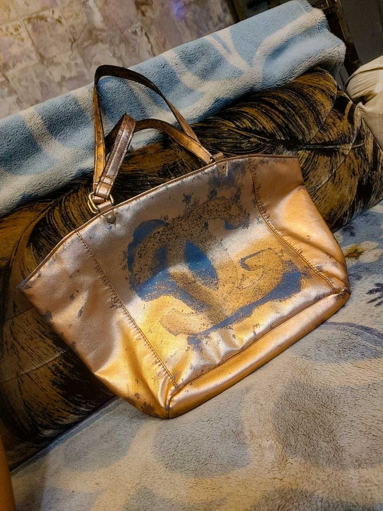 Metallic Tote Bag