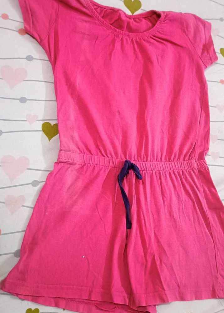 Cute Short Jumpsuit For Kids