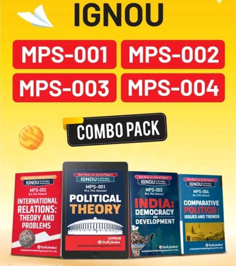 IGNOU MPS Combo Pack (1st yr)
