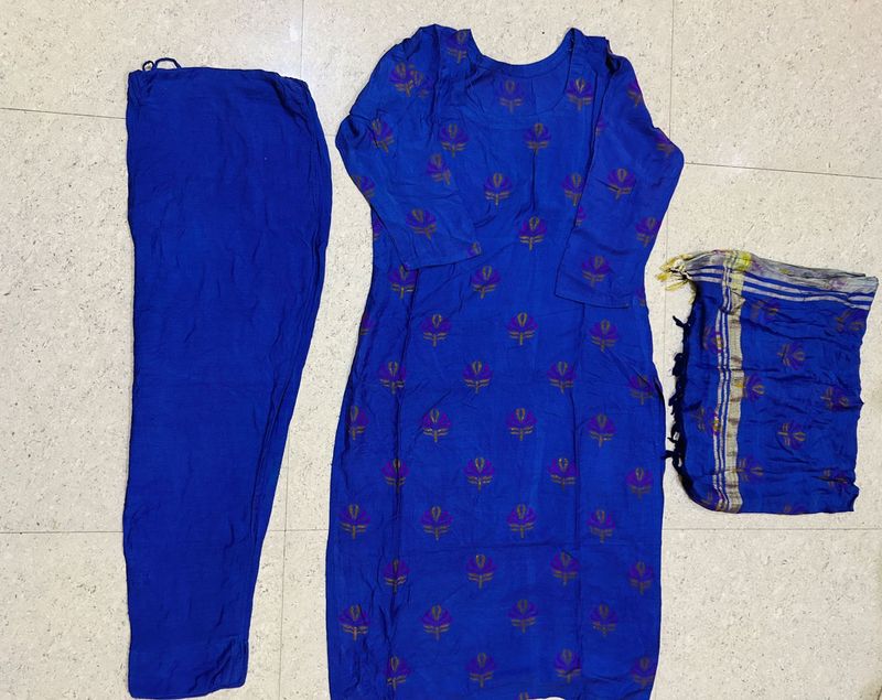 Purple Kurta Set