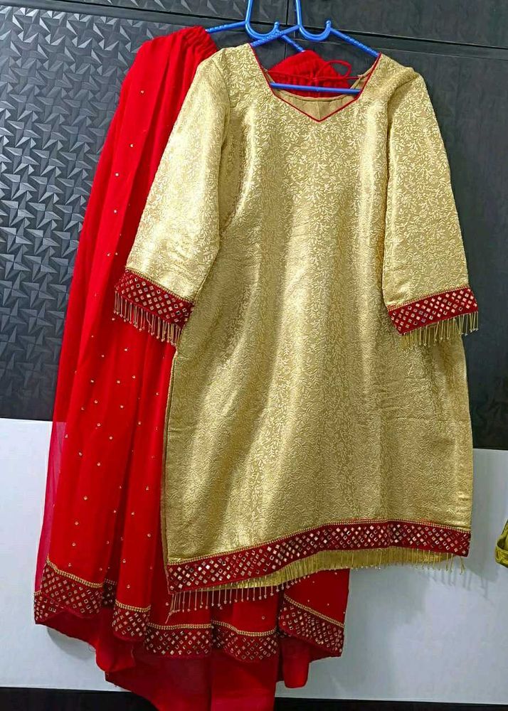 Banarsi Kurti With Lehenga