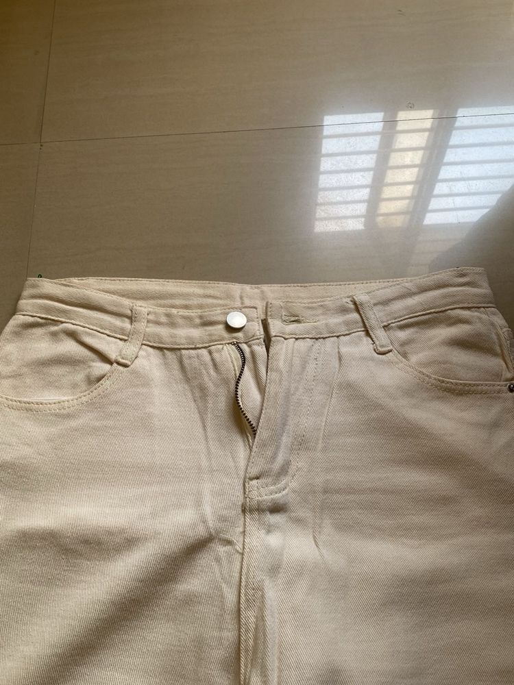 WHite/ Beige  Pants | Used Only Twice