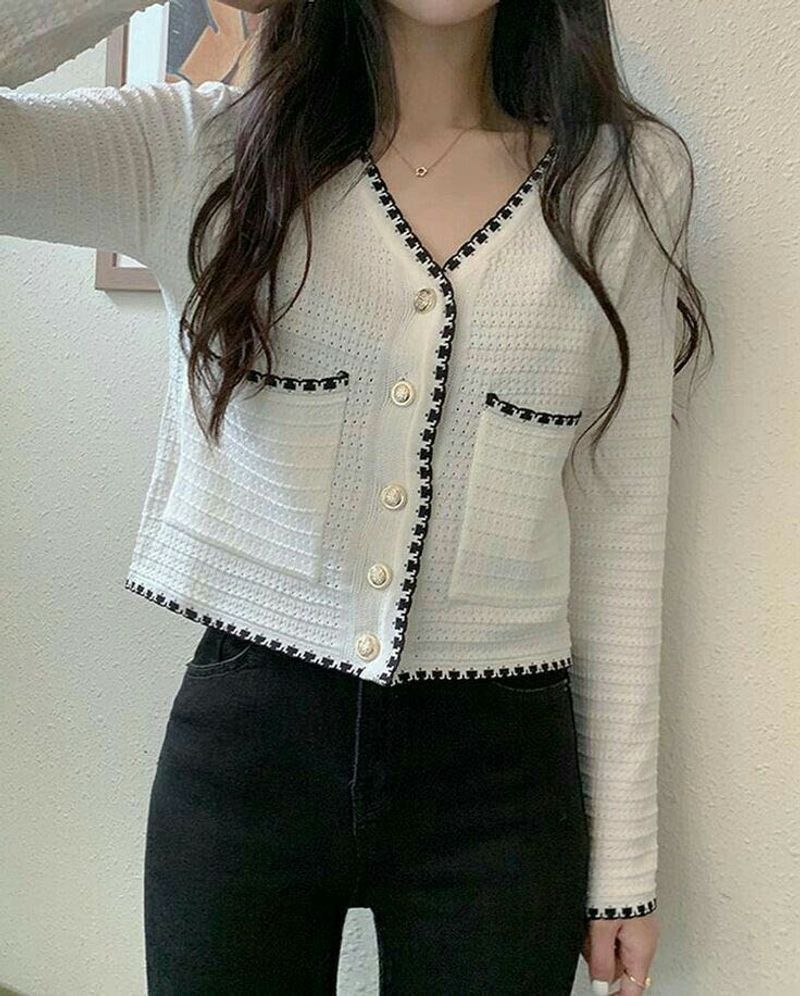 White Cardigan