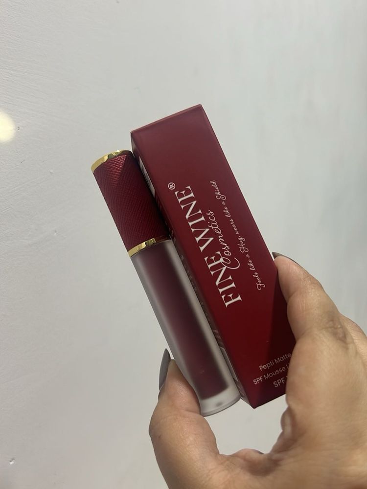 Fine Wine Mousse Lipstick With SPF