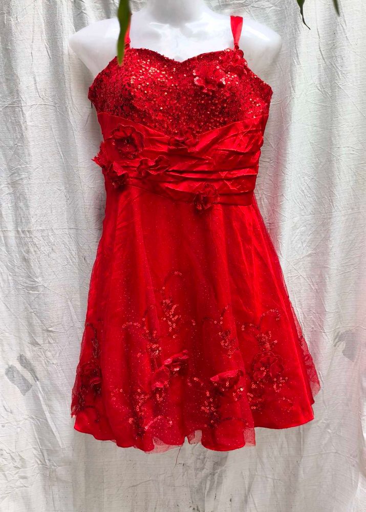 I. SEXY RED PARTY DRESS