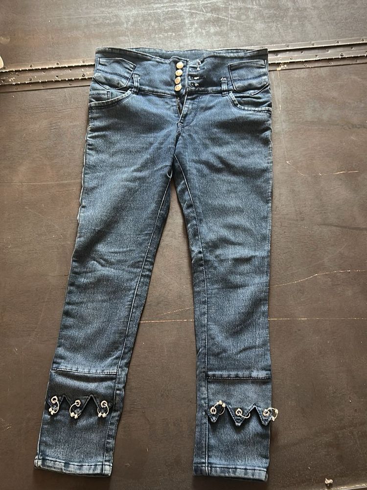 Stylish Blue Denim Jeans