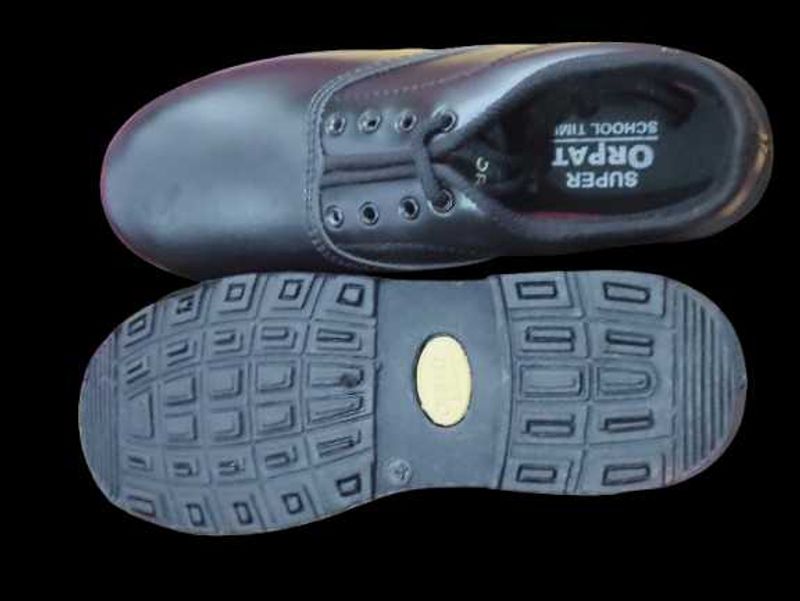 Black Super Orpat School Shoes