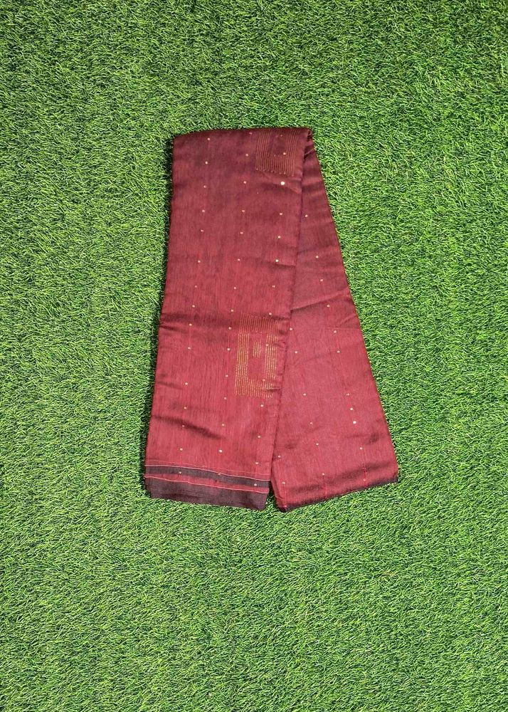 Sequence Handloom Saree - Maroon