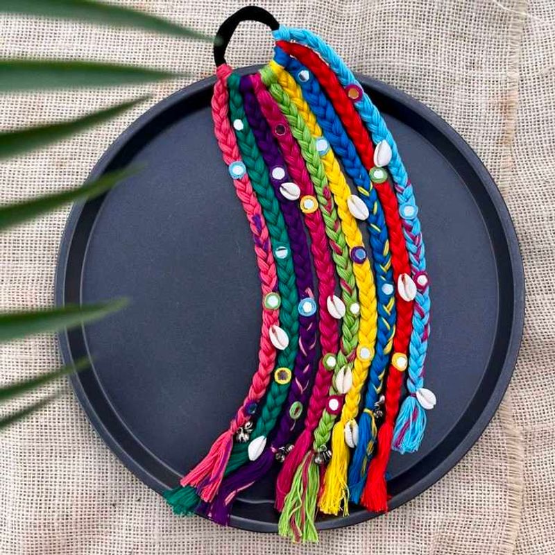 Colorful Braided Hair Band