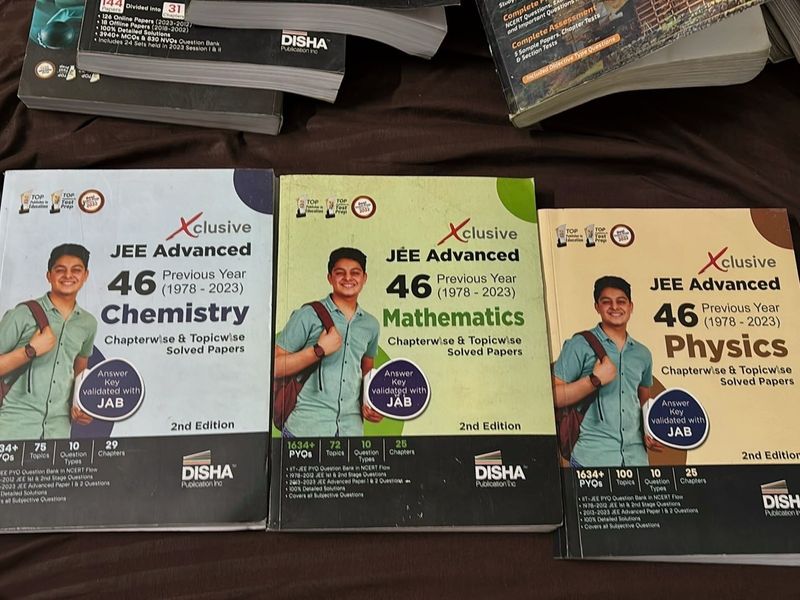 JEE Advanced 46 Years Solved Papers Set