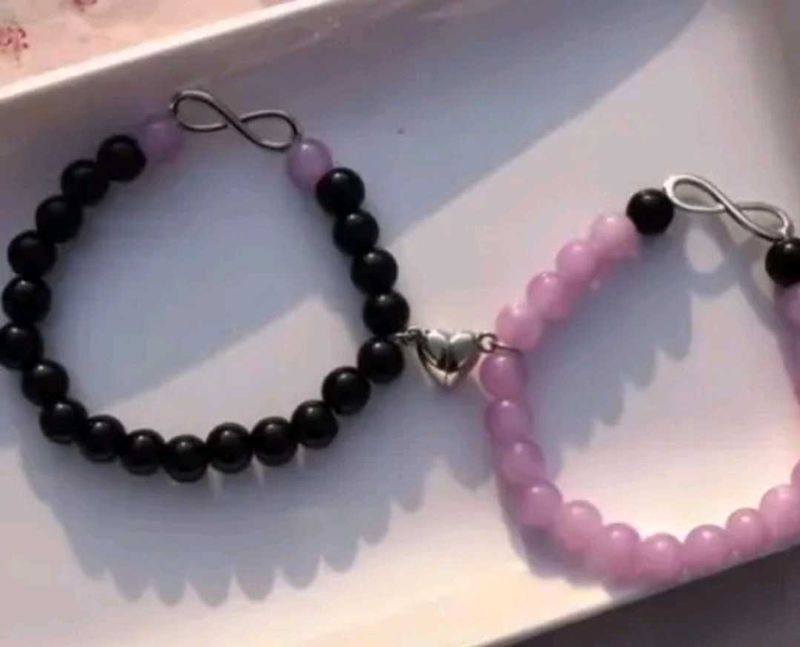 Couple Infinity Magnetic Bracelet