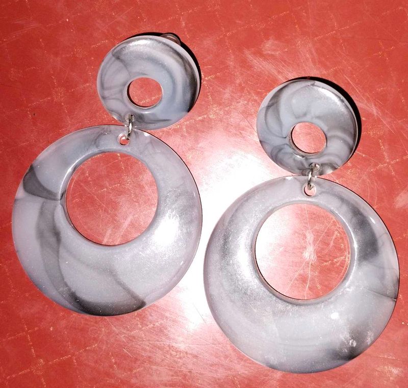 Gray Earrings
