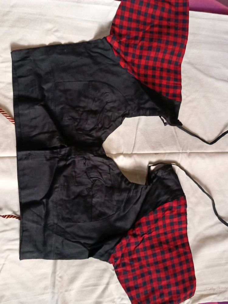 Stylish Black &amp; Red Blouse