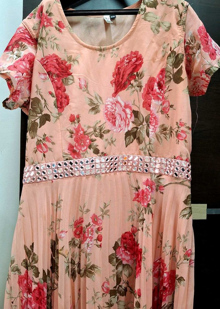 floral-print kurta