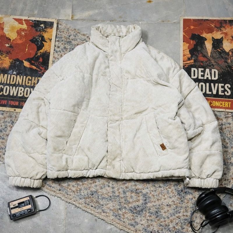 Corduroy Puffer Jacket
