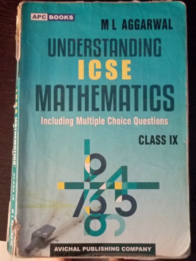 ML Aggarwal class 9 maths book