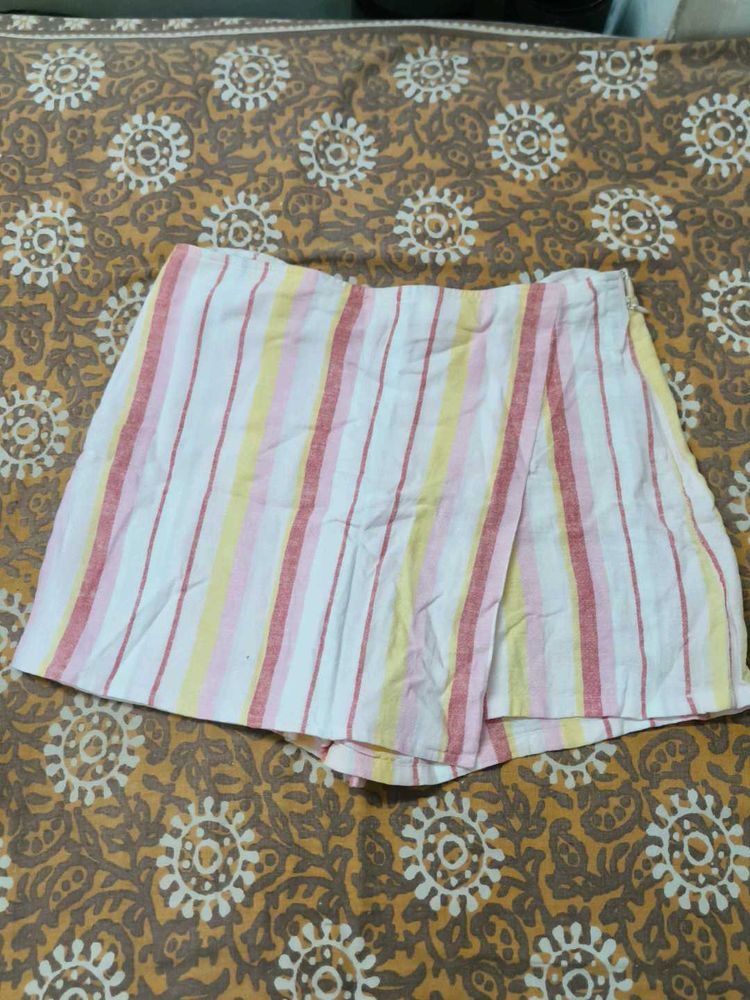 Striped Mini Skort
