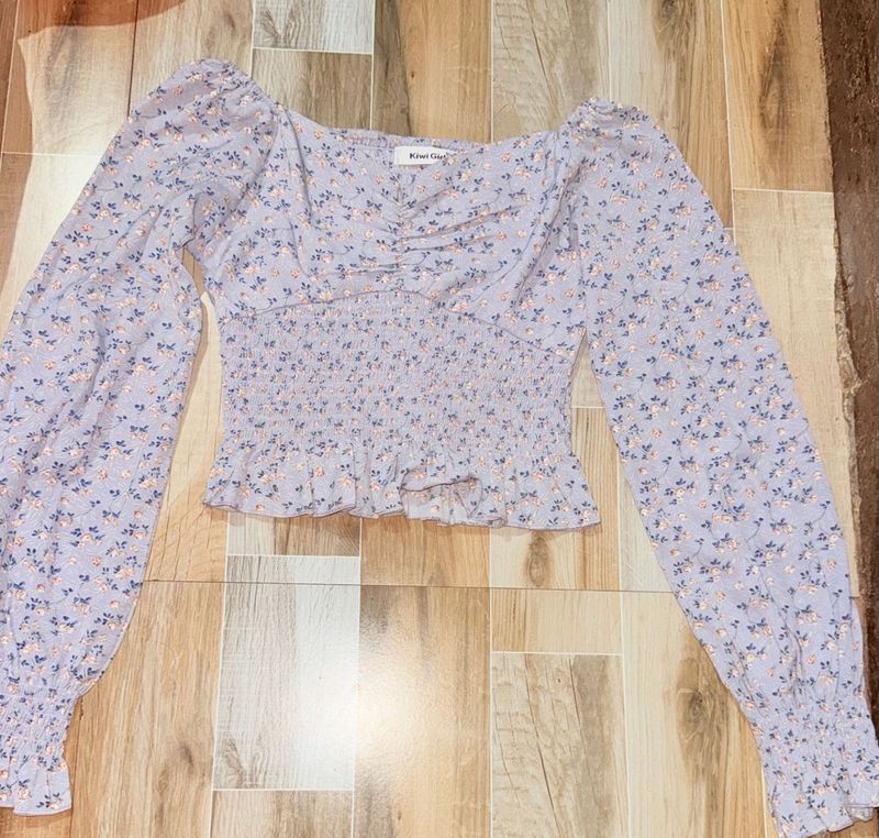 Floral Long Sleeve Top