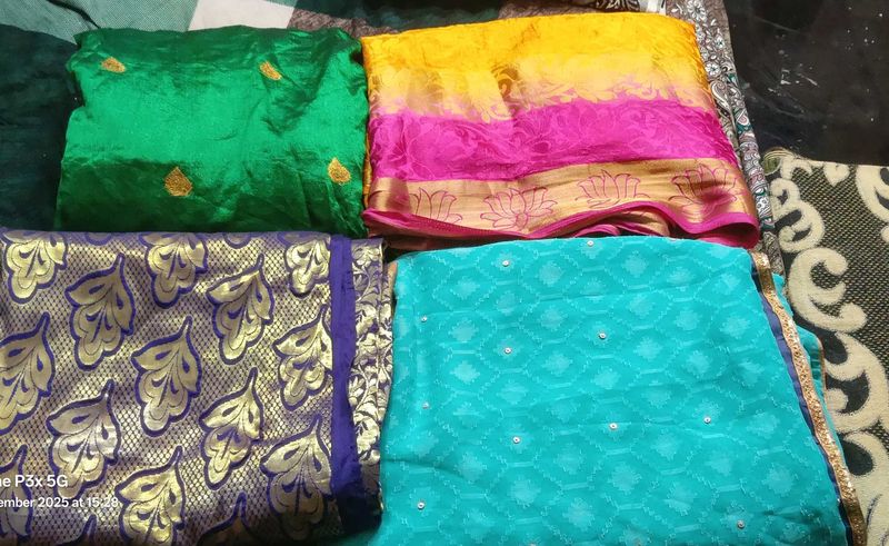 Assorted Saree Combo  4 sarees