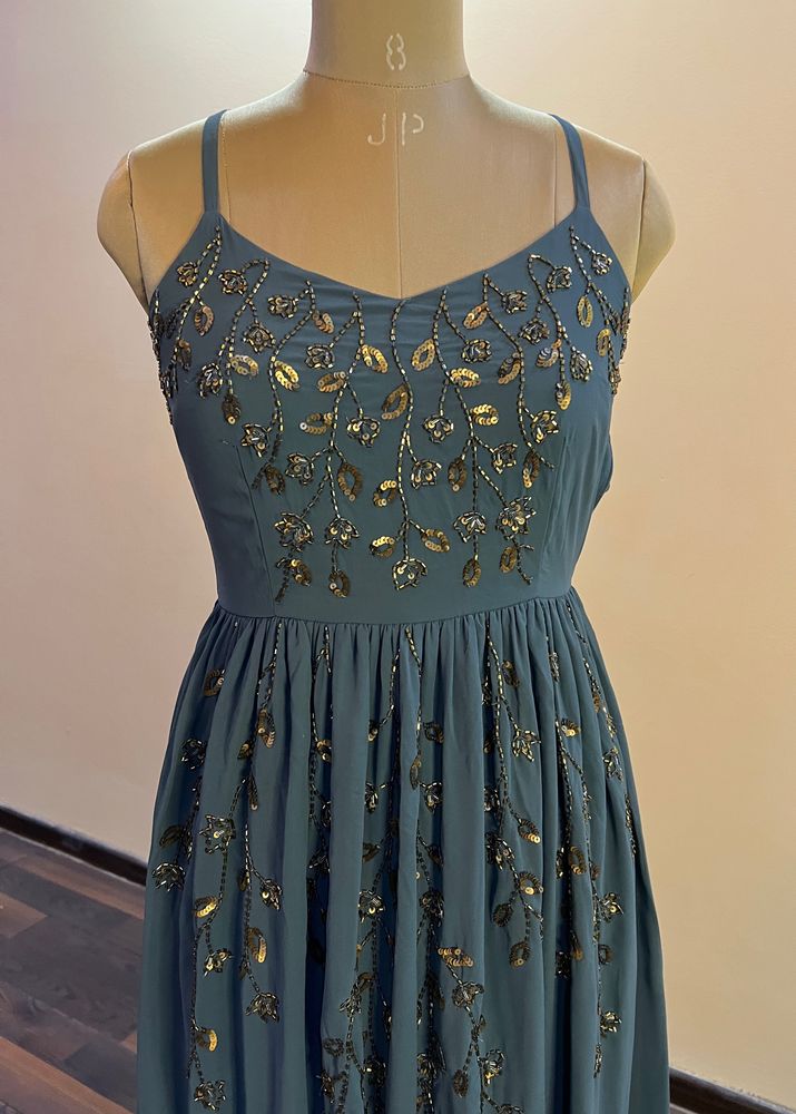 Cross Back Embellished Dress (Bust: 30/32)