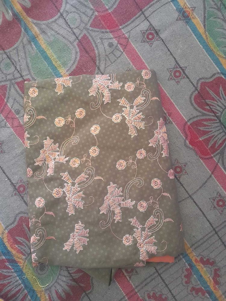 Floral Embroidered Fabric