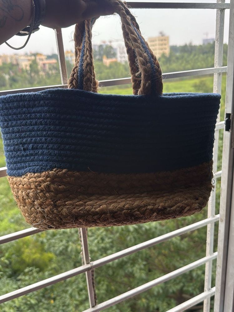 Unique Two-Tone Handbag