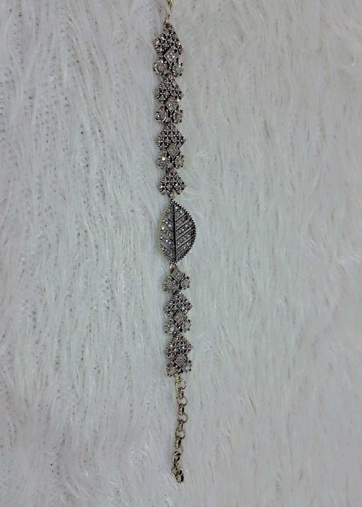 Oxidized Silver Bracelet