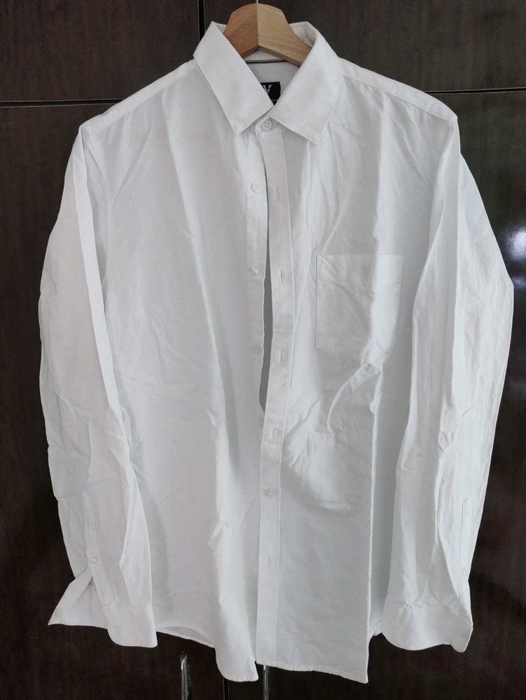 Van Heusen White Shirt For Men, 40