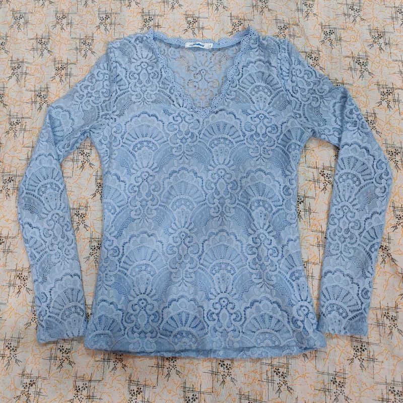 💙 Blue Lace Top 💙