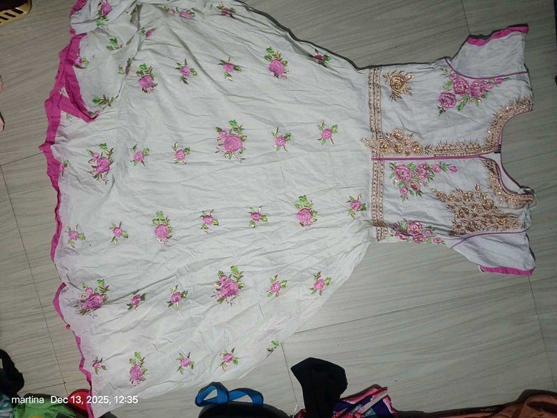 Floral Embroidered Ethnic Dress