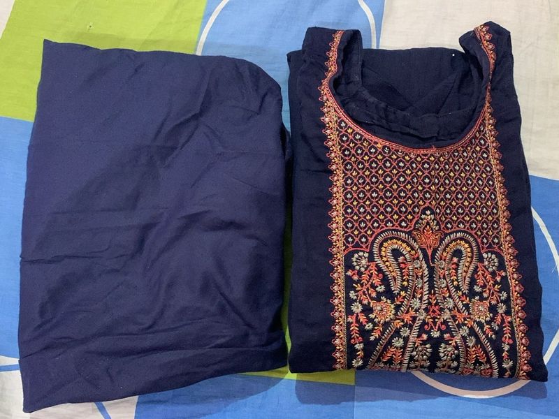 Pashmina Work Kurta Set