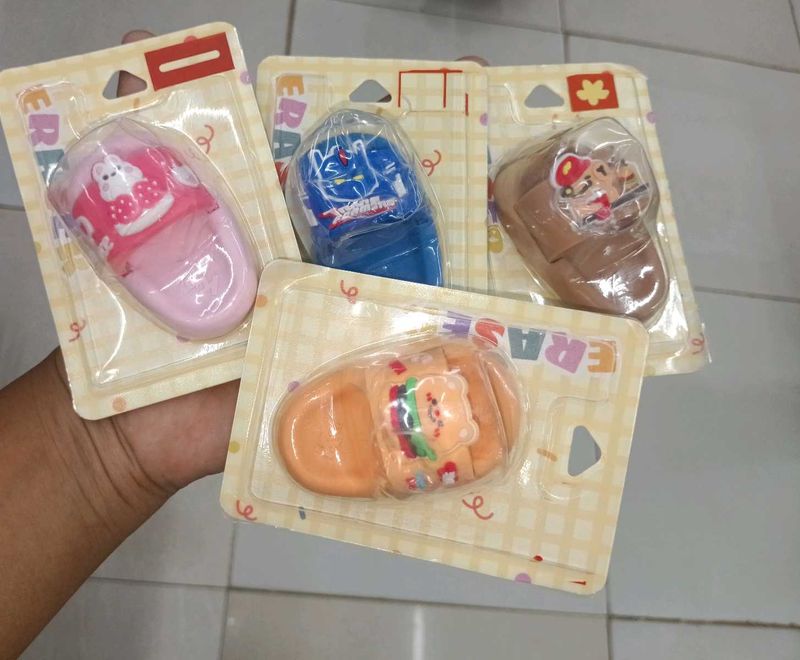 Cute Chappal Erasers