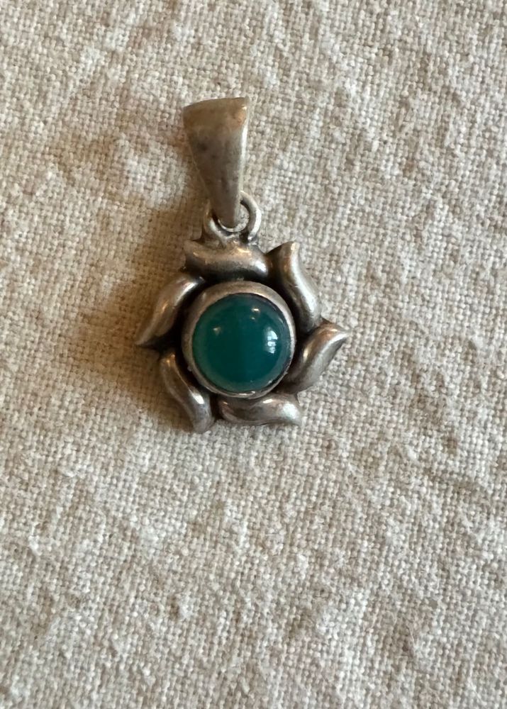 92.5 Green Onyx Pendant