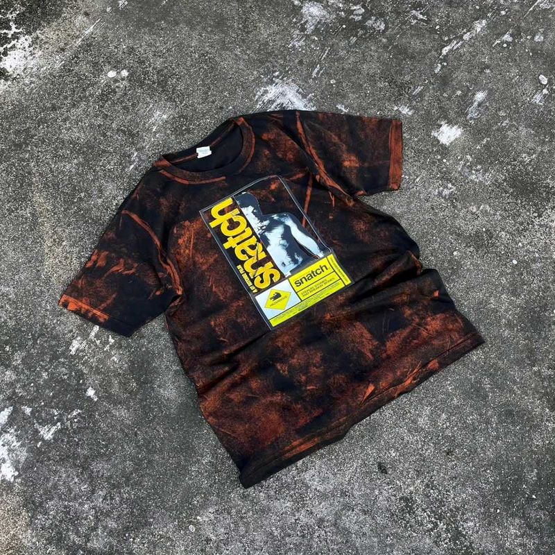 Acid Washed Printed Tshirt