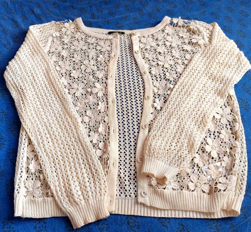 Floral Lace Cardigan