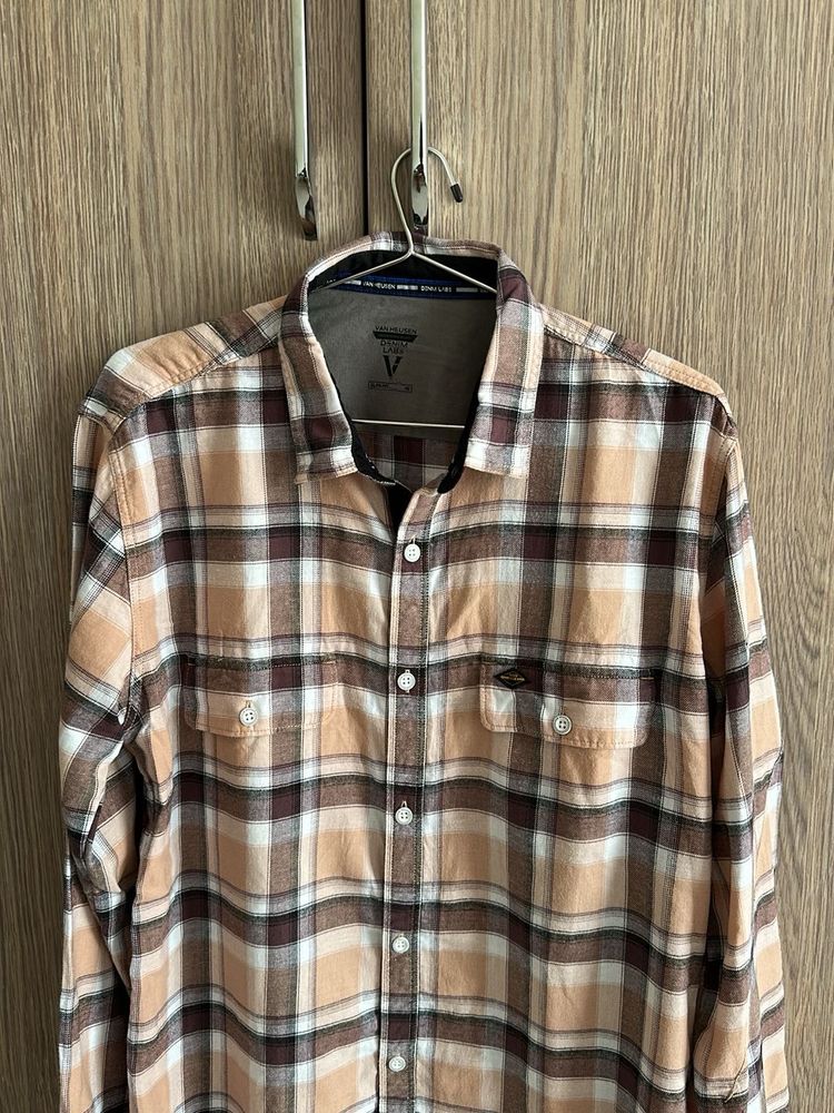 Van Huesen Checkered Shirt