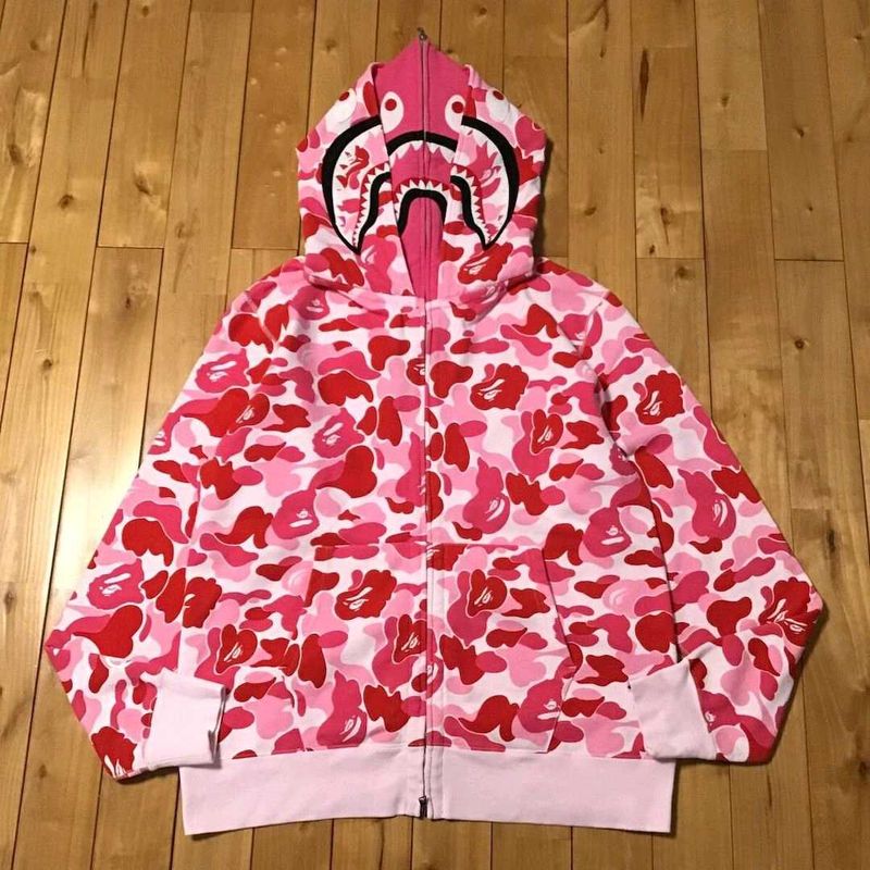 Bape Pink Hoodie Price 7999