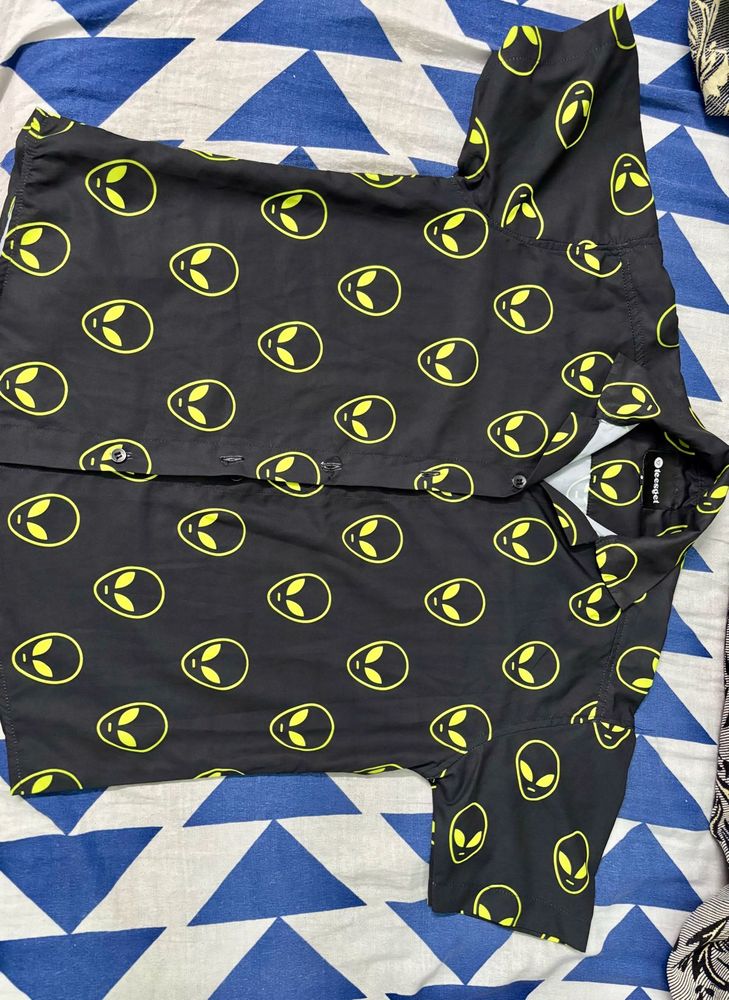 Alien Print Shirt