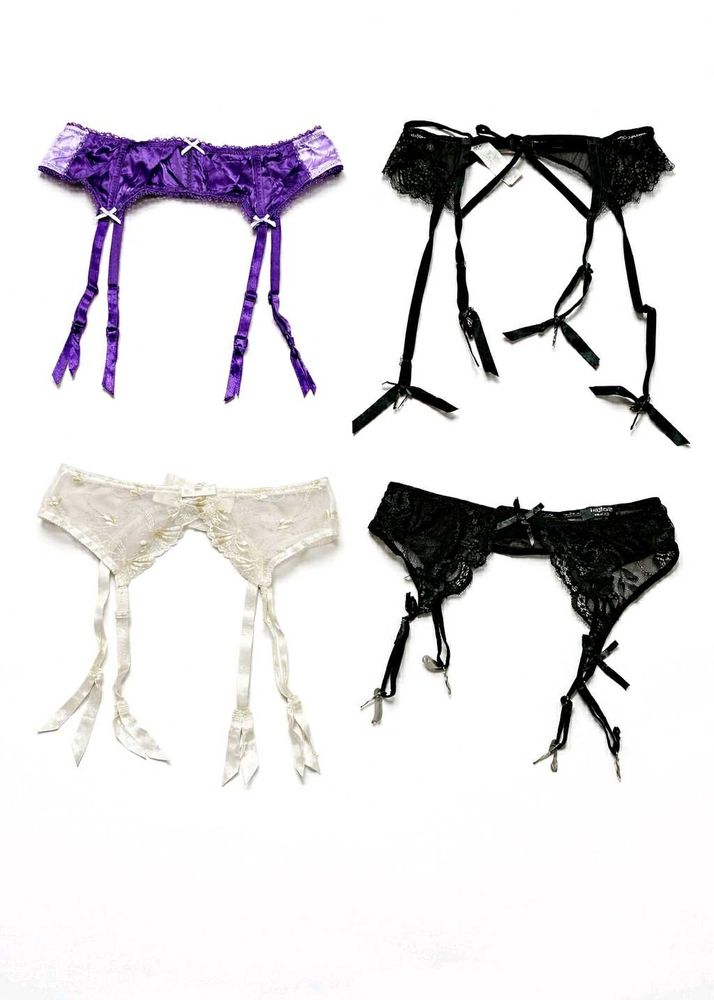 Sexy Lace Garter Belt Combo (Set of 4)