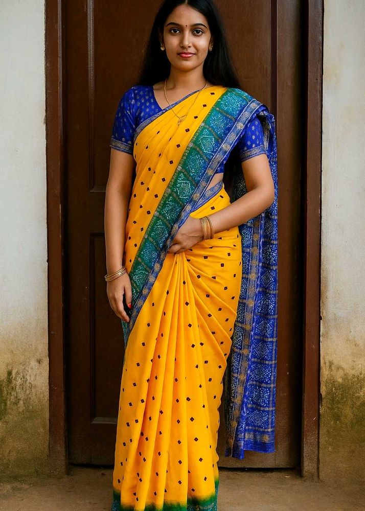 Elegant Yellow Saree