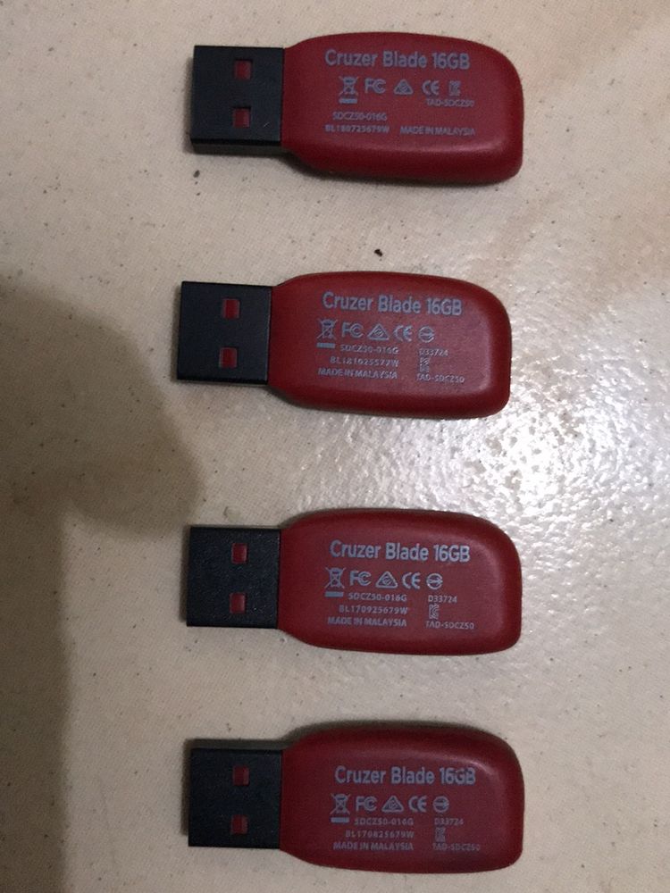 Sandisk Pendrives 16 GB  Working Properly