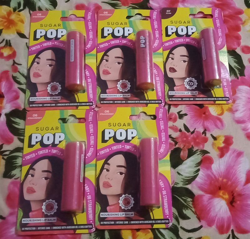 Sugar Pop Tinted Lip Balm @ ₹75 Each