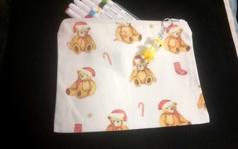 Cute Teddy Bear Pouch