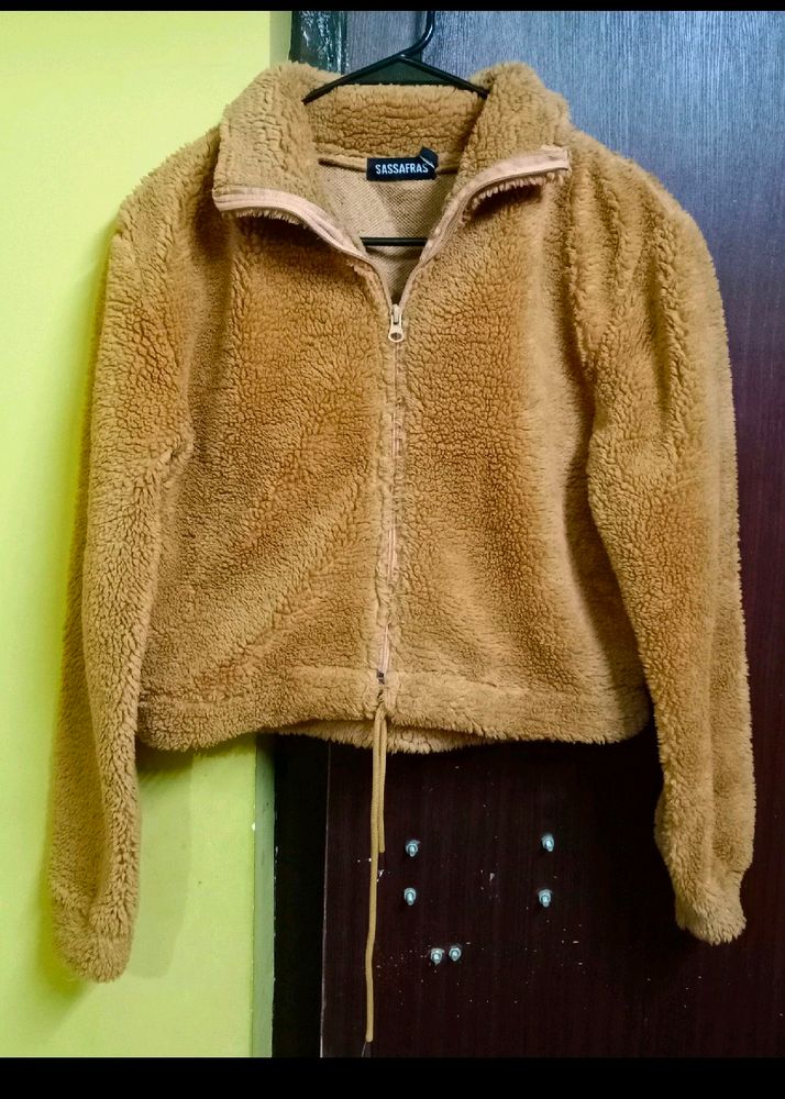 Faux Fur Crop Jacket