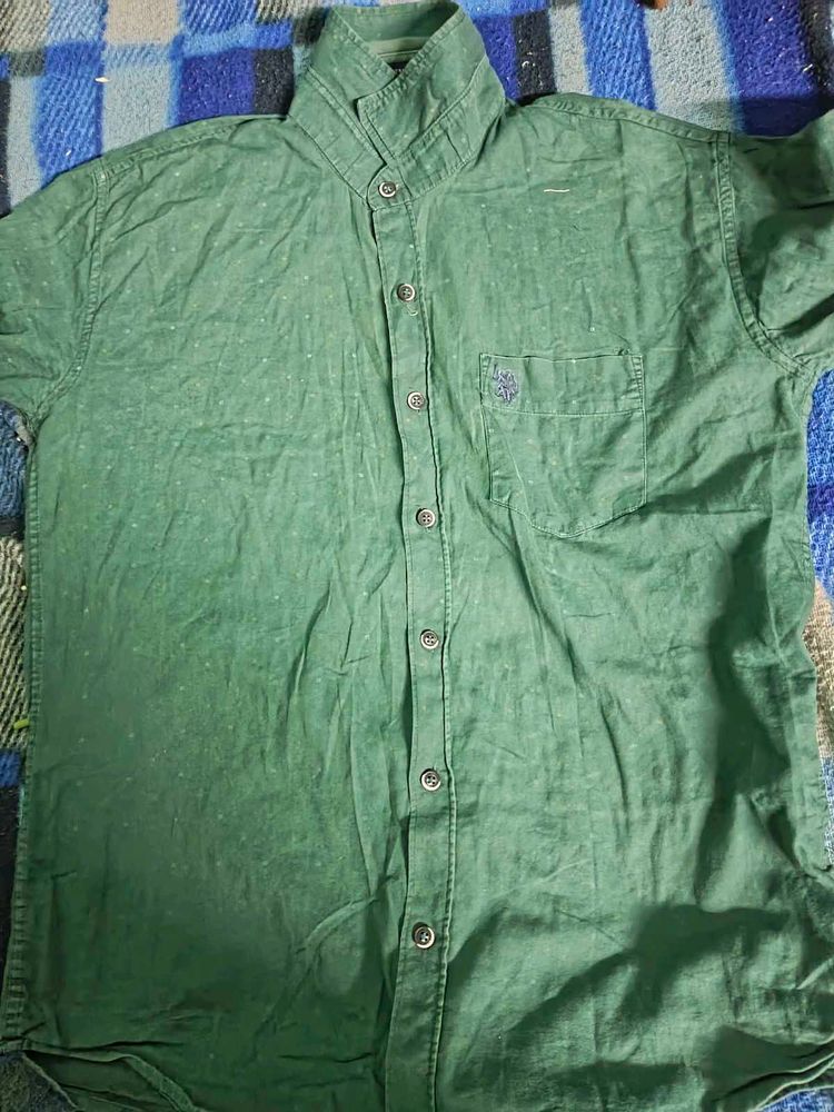 Green Casual Shirt