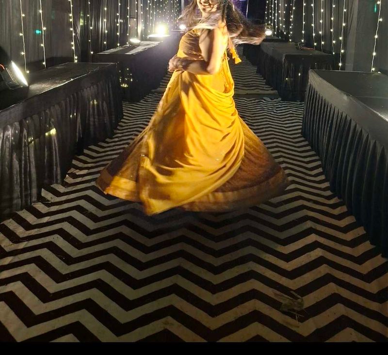 Yellow Navratri Lehenga