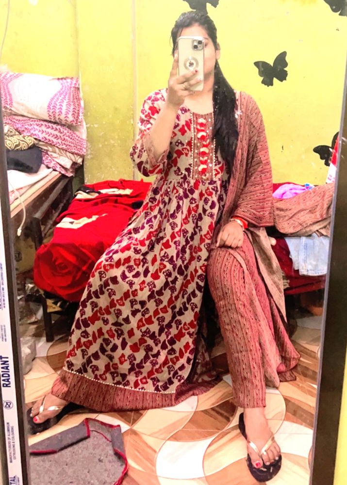 🥰❤️ Nayra Cut Suit Set With Bottom Wear &amp; Duptta