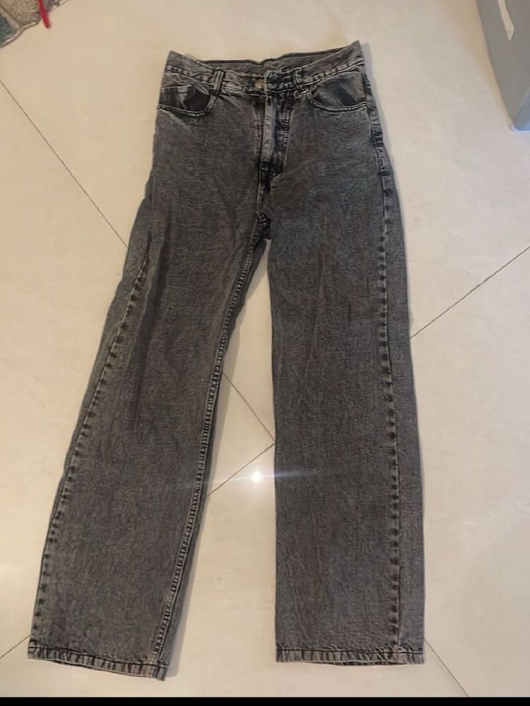 Grey straight Leg Jeans